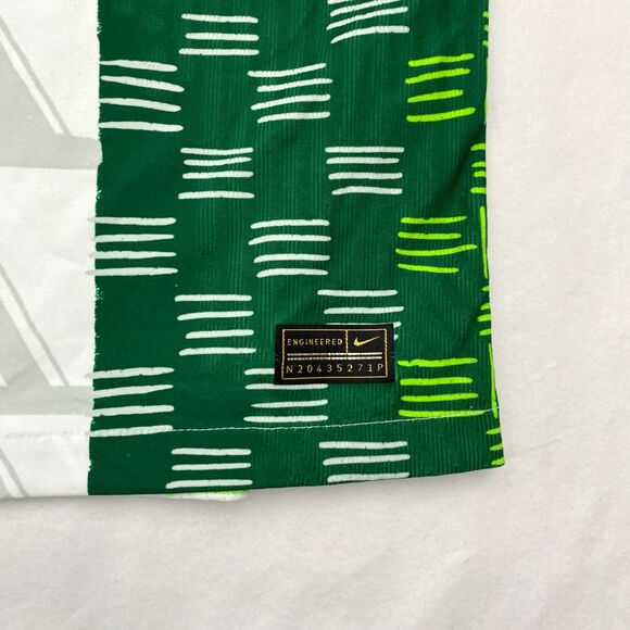 Nike Naija Nigerian Football Federation Soccer Jersey Green Black Medium - Picture 4 of 9
